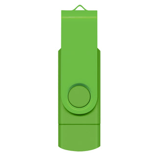 Apex 8GB Dual Flash Drive (Bright Green)