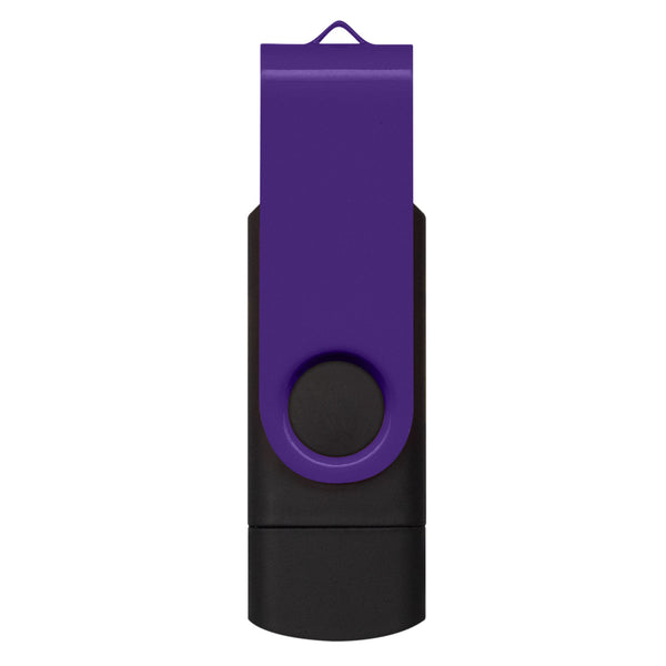 Apex 16GB Dual Flash Drive (Purple)