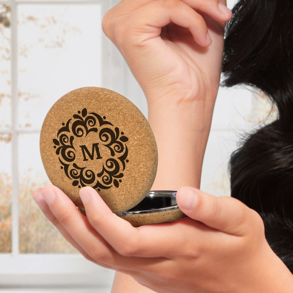 Flax Compact Mirror (Natural)
