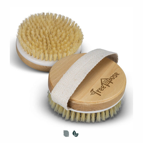 Grain Wooden Body Brush (Natural)