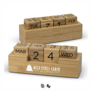 Grove Bamboo Calendar (Natural) — Impact Aware