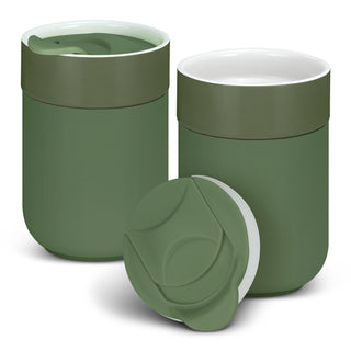 Basin Ceramic Coffee Cup (Olive)