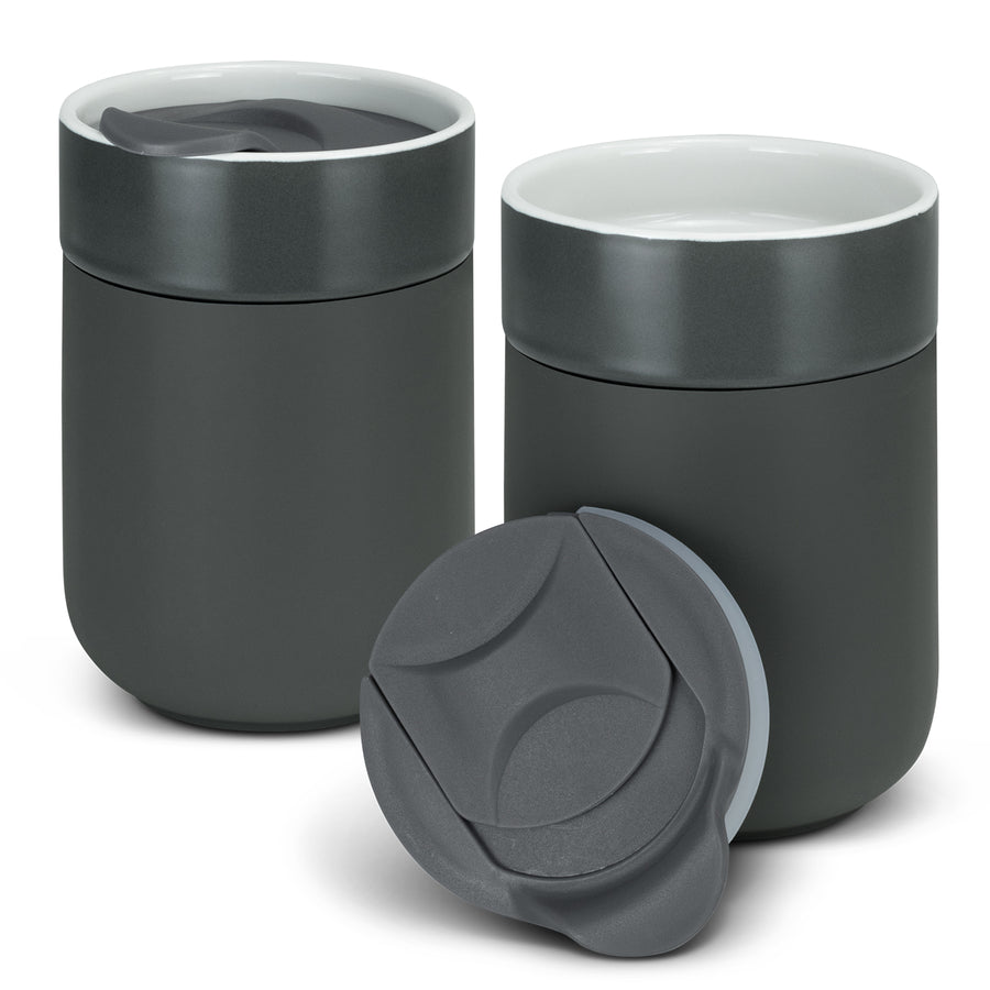 Basin Ceramic Coffee Cup (Charcoal)