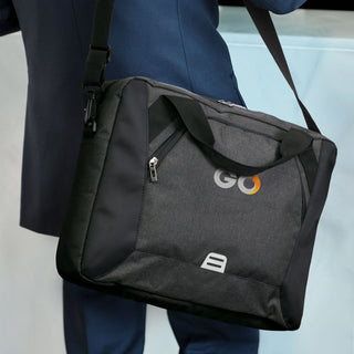 Harbour Laptop Bag (Black/Charcoal) — Feature