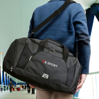 Selwyn Duffle Bag (Black/Charcoal) — Feature