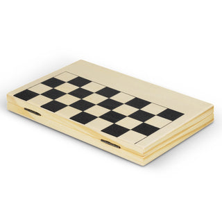 Grain Travel Chess Set (Natural) — Closed