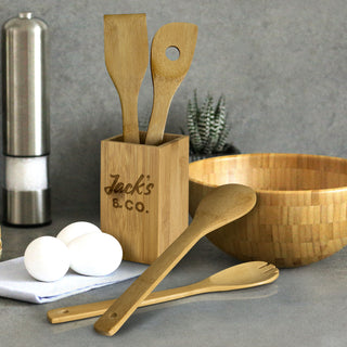 Hearth Bamboo Kitchen Utensils (Natural) — Feature
