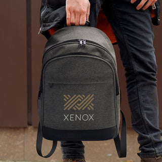Canvas Herald Backpack (Heather Grey) — Feature