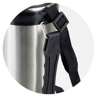 Fiord Vacuum Flask (Silver) — Handle