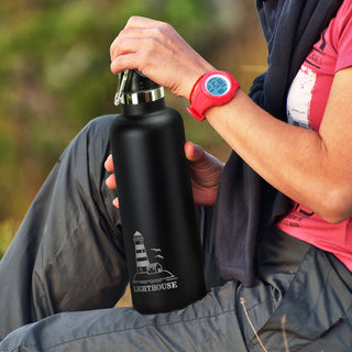 Tasman Vacuum Bottle - 1L (Black) — Feature