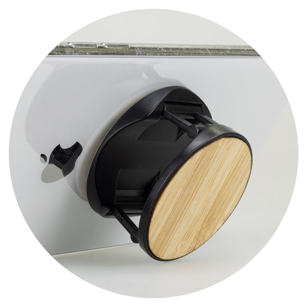Vector Bamboo Phone Holder (White)