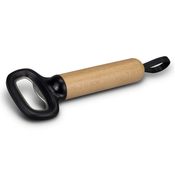 Grain Timber Bottle Opener (Black)