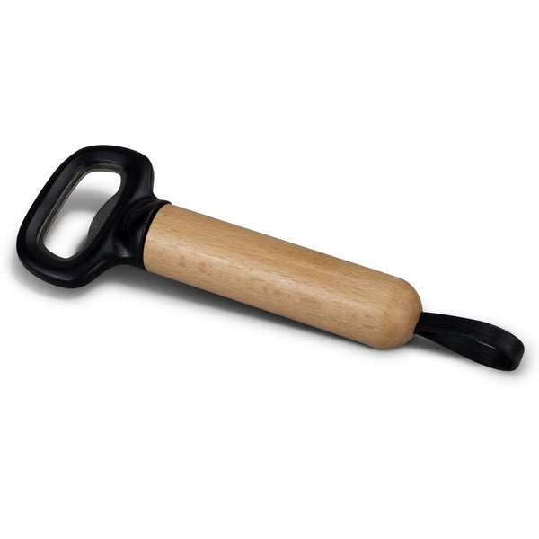 Grain Timber Bottle Opener (Black)