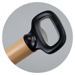 Grain Timber Bottle Opener (Black) — Bottle Opener