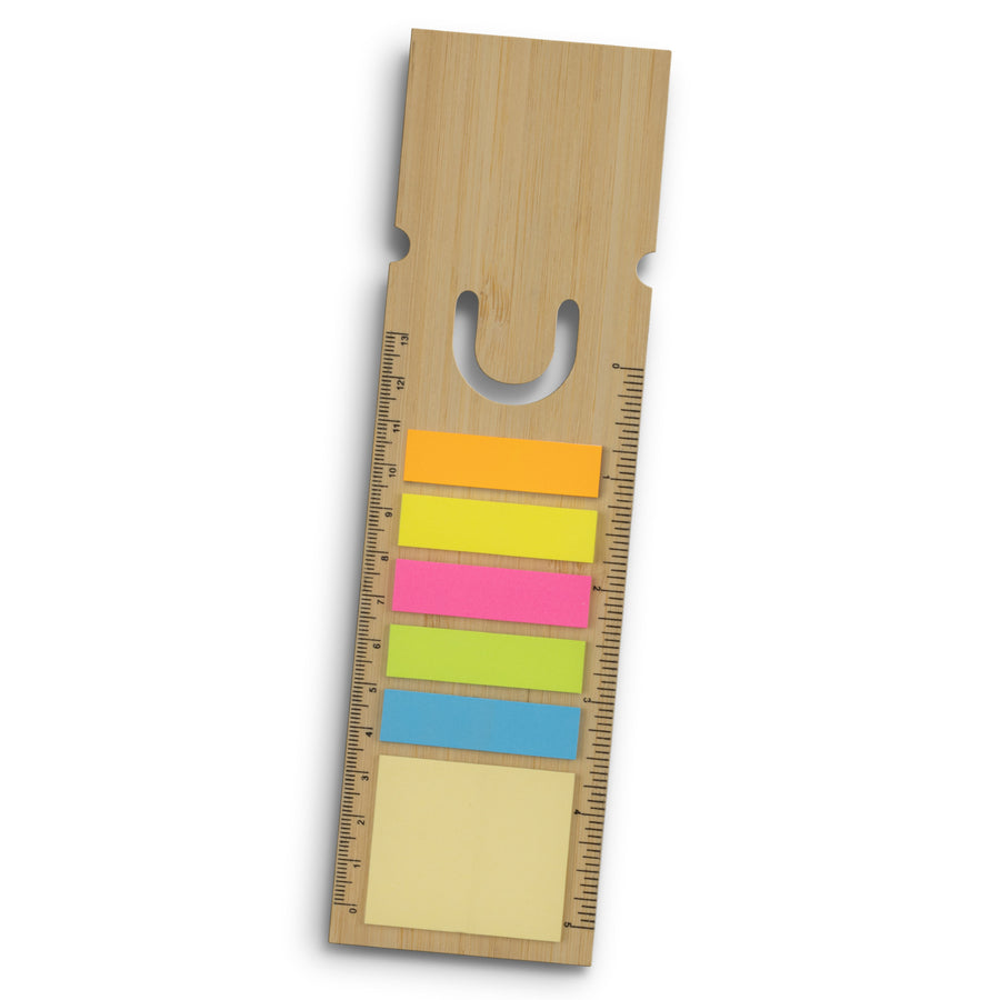 Mark Bamboo Ruler Bookmark - Square (Natural)