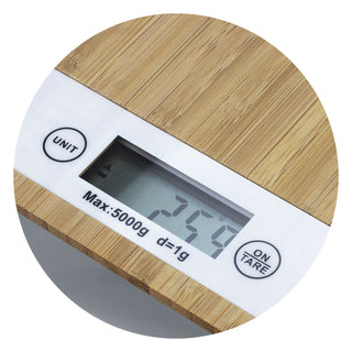 Grain Kitchen Scale (Natural) — Detail