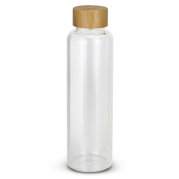 Kauri Glass Bottle Bamboo Lid (Black)