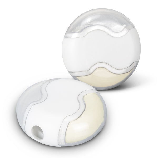Flint Pencil Sharpener with Eraser (White)