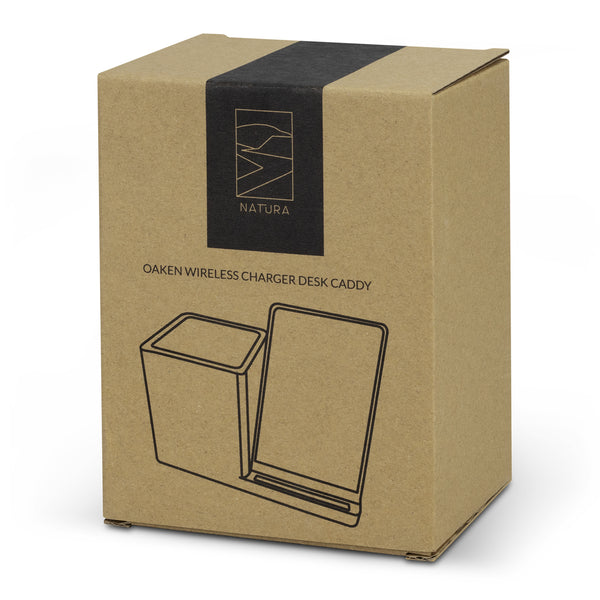 NATURA Oaken Wireless Charger Desk Caddy (Natural)