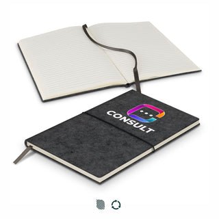 Linen RPET Felt Soft Cover Notebook (Charcoal) — Impact  Aware