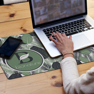 Cipher Desk Mat (White) — Feature
