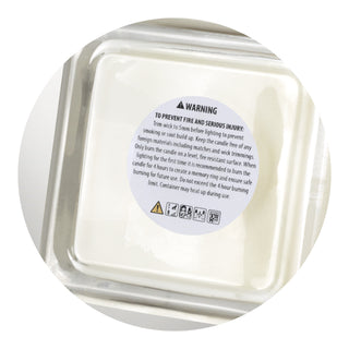 Glow Scented Candle (White) — Detail