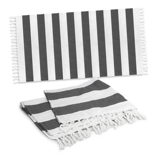 Weft Cotton Towel (Charcoal)