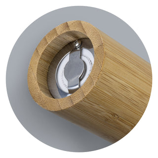NATURA Bamboo Pepper Mill (Natural) — Bottom Detail