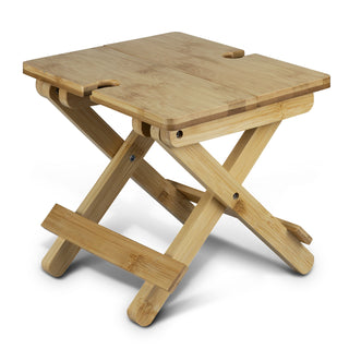 NATURA Bamboo Folding Wine Table (Natural)