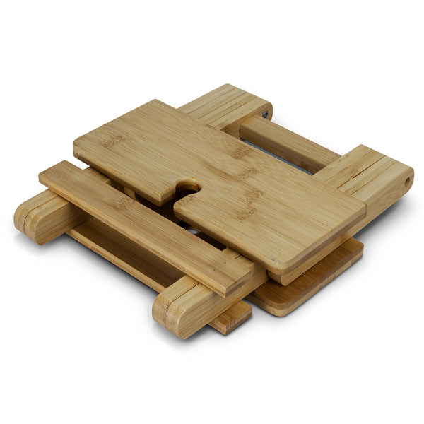 NATURA Bamboo Folding Wine Table (Natural)