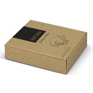 NATURA Puzzle Coaster - Set of 4 (Natural) — Gift Box
