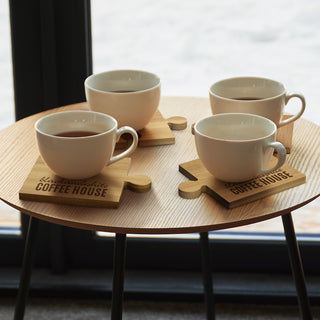 NATURA Puzzle Coaster - Set of 4 (Natural) — Feature