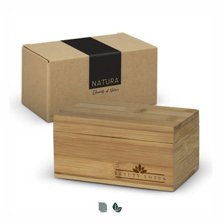 NATURA Bamboo Tea Box (Natural) — Impact Aware