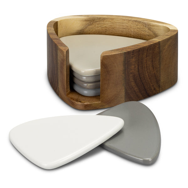 Keepsake Pebble Coaster Set (Natural)