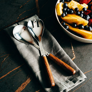 Keepsake Salad Servers (Natural) — Feature