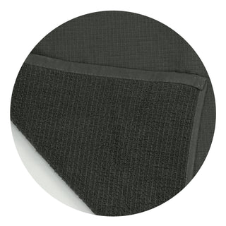 Loom Waffle Towel (Charcoal) — Detail