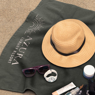 Loom Waffle Towel (White) — Feature