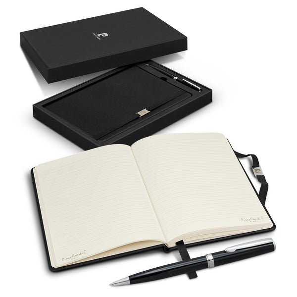 Pierre Cardin Nouvelle Notebook and Pen Gift Set (Navy)