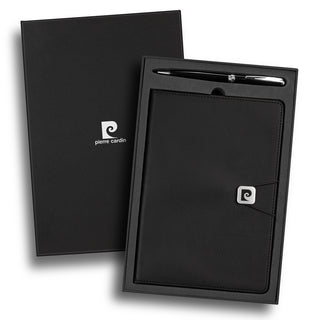 Pierre Cardin Biarritz Notebook and Pen Gift Set (Navy) — Set