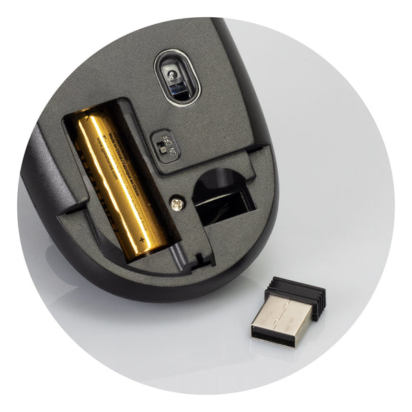Pulse Wireless Travel Mouse (Black)