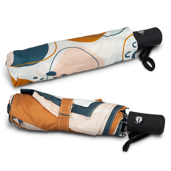 Arc Full Colour Compact Umbrella (White)