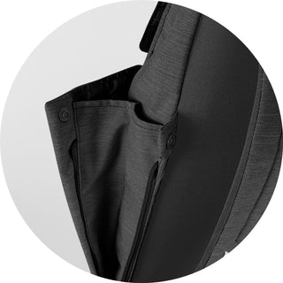 Osprey Arcane Flap Backpack (Black) — Pocket Detail