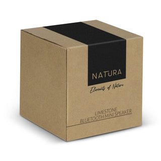 NATURA Limestone Bluetooth Mini Speaker (Charcoal) — Gift Box