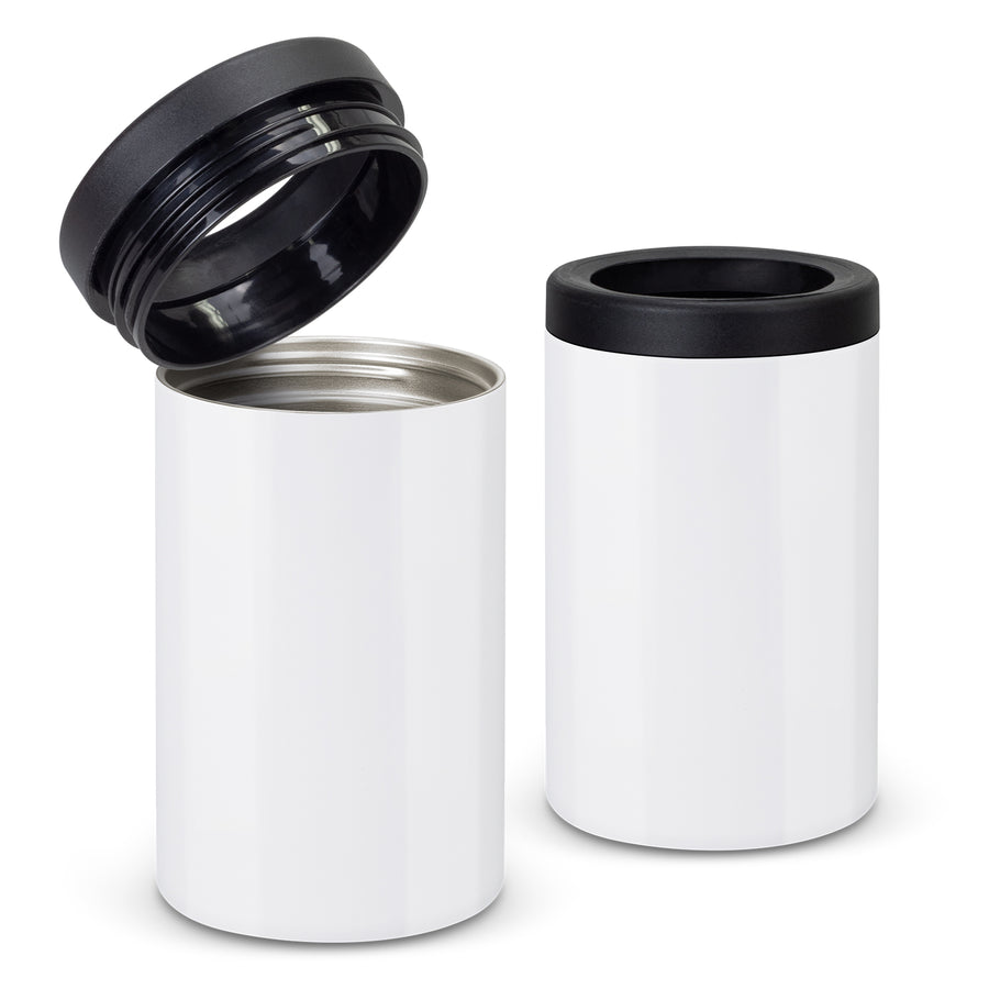 Fjord Vacuum Stubby Cooler (White)