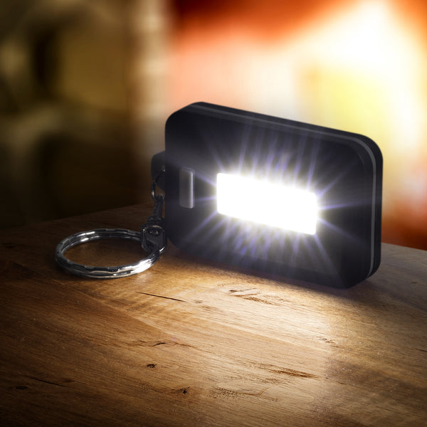 Pulse COB Light Key Ring (Black/Grey)