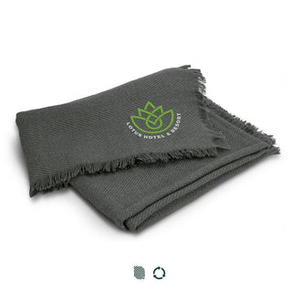 Fjord Throw Blanket (Charcoal) — Impact Aware