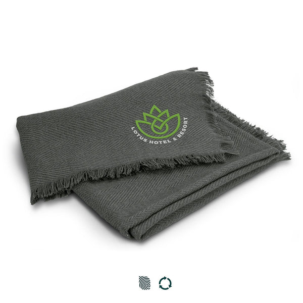Fjord Throw Blanket (Charcoal)