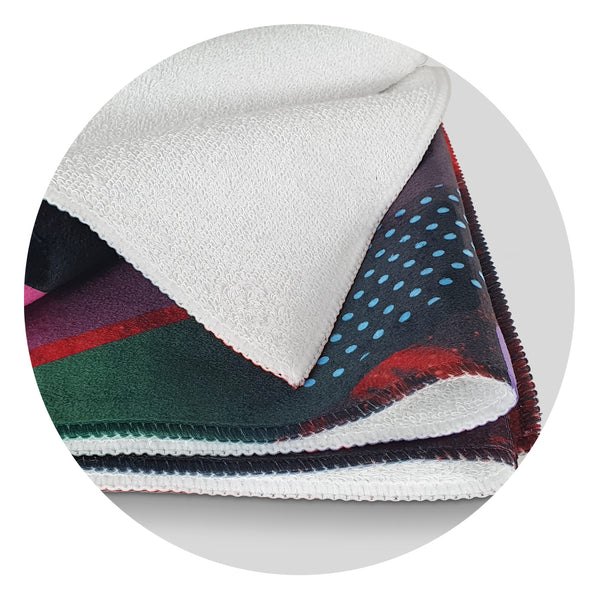 Drift Sports Fit Towel - Full Colour (White)