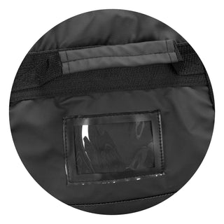 Venture 50L Duffle Bag (Black) — Back Detail