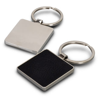 Capulet Key Ring - Square (Black) — Back